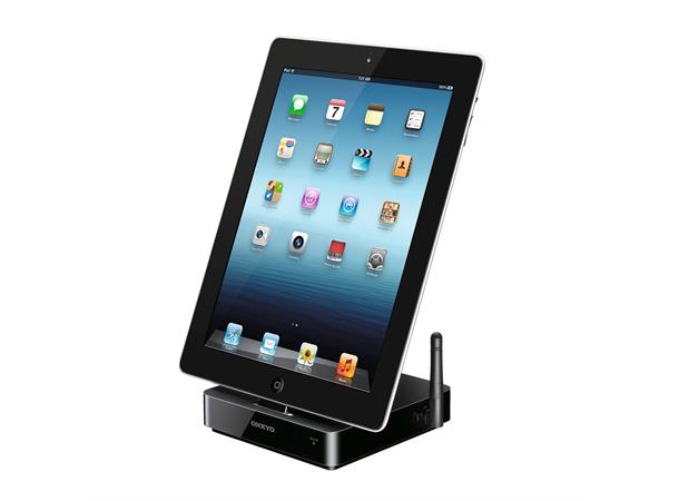 Onkyo DS-A5 B Airplay, iPod dokk, sort Til iPhone/iPad, med AirPlay